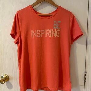 Coral Graphic Tee - Be Inspiring